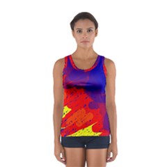 Colorful Pattern Women s Sport Tank Top  by Valentinaart