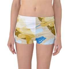 Artistic Pastel Pattern Reversible Boyleg Bikini Bottoms by Valentinaart