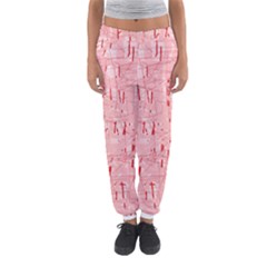 Elegant Pink Pattern Women s Jogger Sweatpants by Valentinaart