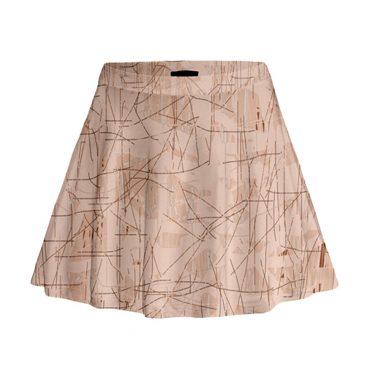 Elegant patterns Mini Flare Skirt