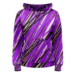 Purple Pattern Women s Pullover Hoodie by Valentinaart