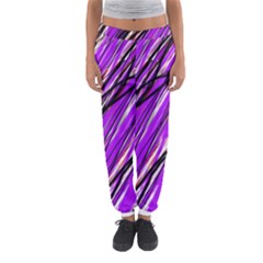 Purple Pattern Women s Jogger Sweatpants by Valentinaart