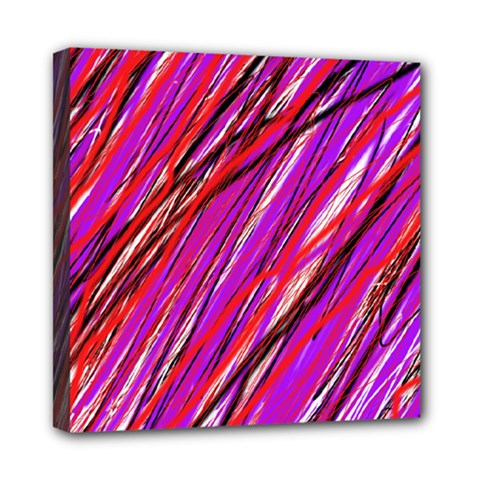 Purple Pattern Mini Canvas 8  X 8  by Valentinaart