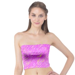 Pink Pattern Tube Top