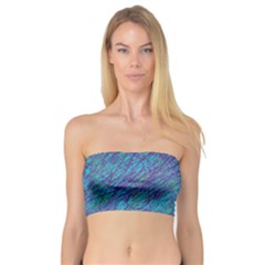 Blue Pattern Bandeau Top by Valentinaart