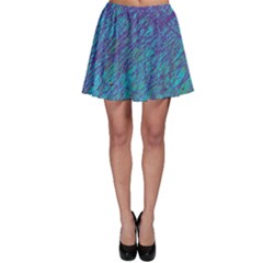 Blue Pattern Skater Skirt by Valentinaart