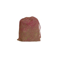 Brown Pattern Drawstring Pouches (xs)  by Valentinaart