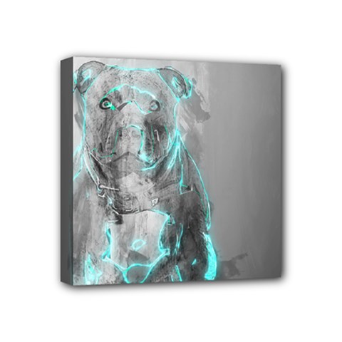 Dog Mini Canvas 4  X 4  by NSAsStore