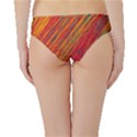 Orange Van Gogh pattern Hipster Bikini Bottoms View2