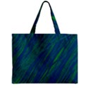 Green pattern Zipper Mini Tote Bag View2