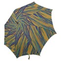 Blue and yellow Van Gogh pattern Hook Handle Umbrellas (Large) View2