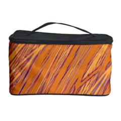 Orange Pattern Cosmetic Storage Case