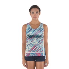 Colorful Pattern Women s Sport Tank Top  by Valentinaart