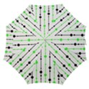 Green pattern Straight Umbrellas View1