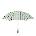 Green pattern Straight Umbrellas View3