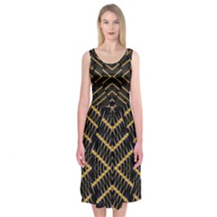 Art Digital (16)gfetju Midi Sleeveless Dress