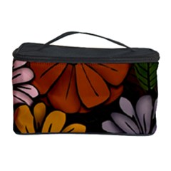 Abstract #418 Cosmetic Storage Case by RockettGraphics