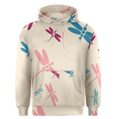 Pastel Dragonflies  Men s Pullover Hoodie by Valentinaart