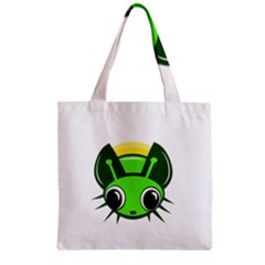 Transparent Firefly Zipper Grocery Tote Bag by Valentinaart