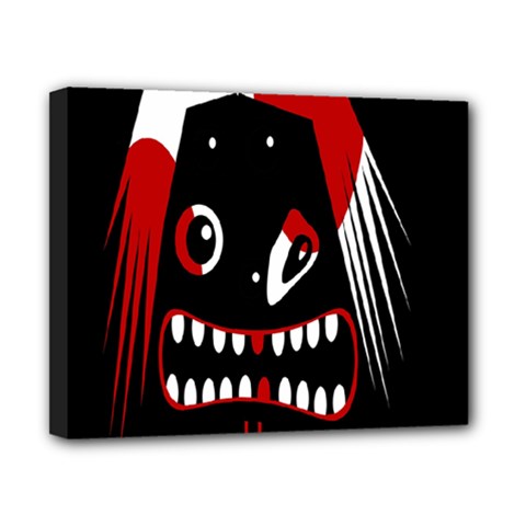 Zombie Face Canvas 10  X 8  by Valentinaart