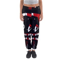 Zombie Face Women s Jogger Sweatpants by Valentinaart