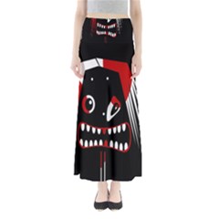 Zombie Face Maxi Skirts by Valentinaart