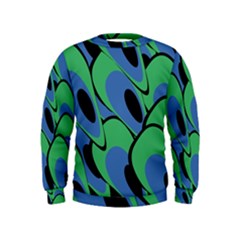 Peacock Pattern Kids  Sweatshirt