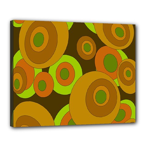 Brown pattern Canvas 20  x 16 