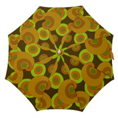 Brown pattern Straight Umbrellas
