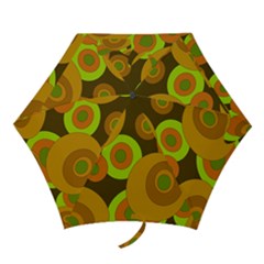 Brown pattern Mini Folding Umbrellas