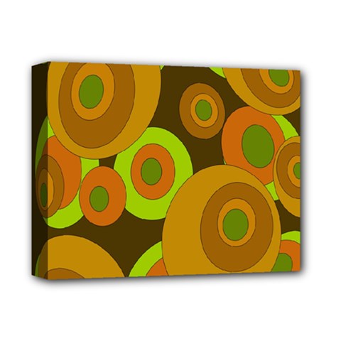 Brown pattern Deluxe Canvas 14  x 11 
