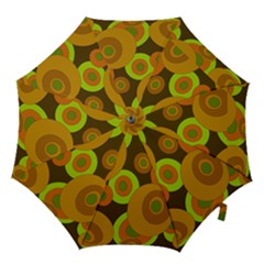Brown pattern Hook Handle Umbrellas (Medium)