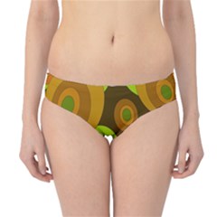 Brown pattern Hipster Bikini Bottoms