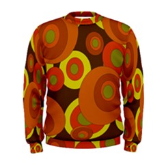 Orange Pattern Men s Sweatshirt