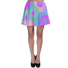 Pink Pattern Skater Skirt by Valentinaart