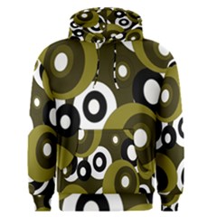 Green pattern Men s Pullover Hoodie