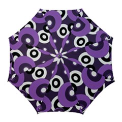 Purple Pattern Golf Umbrellas by Valentinaart