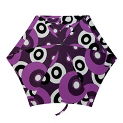 Purple Pattern Mini Folding Umbrellas by Valentinaart