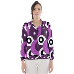 Purple Pattern Wind Breaker (women) by Valentinaart