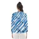 Blue pattern Hooded Wind Breaker (Women) View2