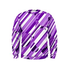 Purple Pattern Kids  Sweatshirt