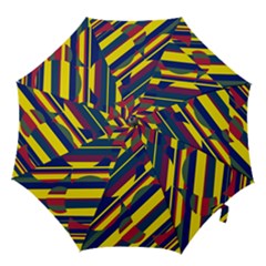 Colorful Pattern Hook Handle Umbrellas (small) by Valentinaart