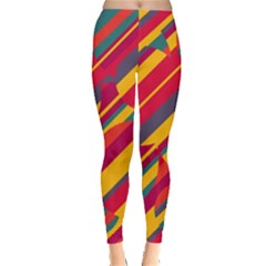 Colorful Hot Pattern Leggings  by Valentinaart