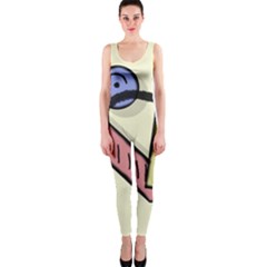 Decorative abstraction OnePiece Catsuit