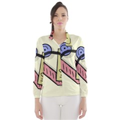 Decorative abstraction Wind Breaker (Women)