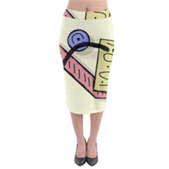 Decorative abstraction Midi Pencil Skirt