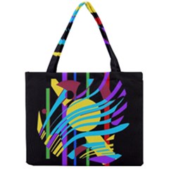 Colorful Abstract Art Mini Tote Bag by Valentinaart