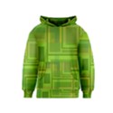 Green pattern Kids  Pullover Hoodie View1