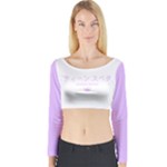 クィーン スベタ Long Sleeve Crop Top