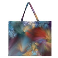 More Evidence Of Angels Zipper Large Tote Bag by WolfepawFractals